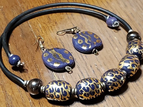 Kenyan jewelry set - ,, kazuri
