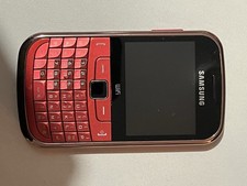 Samsung Chat 335 Red QWERTY Retro Texter