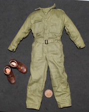 Dragon 1/6th Scale WWII American Officer's Tank Crews Overalls & Boots "Patton"