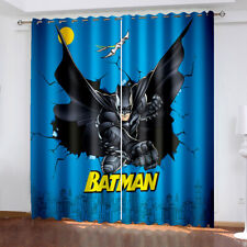 Curtain Eyelet Blackout Opaque Decor Bedroom/Living Room/Door Batman Marvel Boys