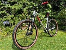 2023 Marin Bobcat Trail 4 Mountain Bike (Silver) with upgrades