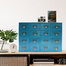 16 Drawer Apothecary Cabinet