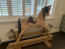 Wooden Rocking Horse Vintage Used