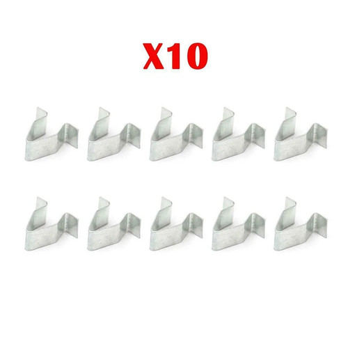 10x metal trim panel - 10x, clips