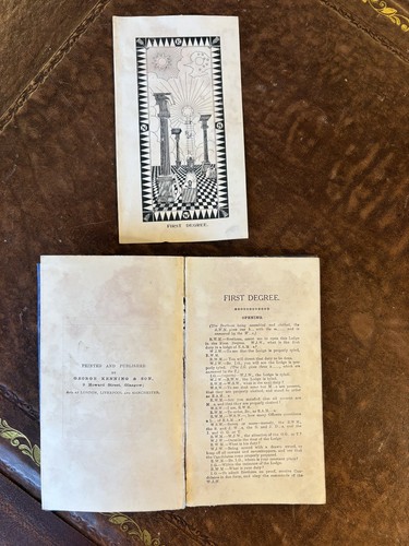 Vintage masonic first - masonic, degree