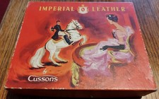 Vintage Cussons Imperial Leather Cardboard Box with Lid