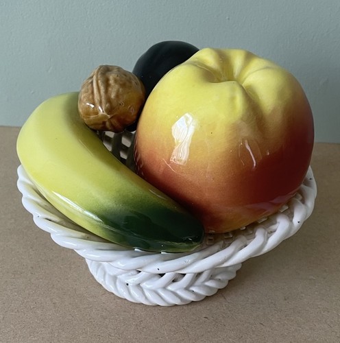 Vintage ceramic fruit - vintage,