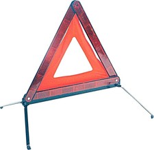Reflective Car Warning Triangle For Breakdown Roadside Emergency Safety Hazard