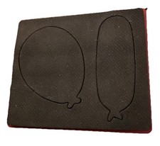 Sizzix Originals red Die Cutter - Red Large (Balloons #2) 38-0146 no case 