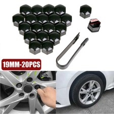 20Pcs 19mm Black Car Hub Screw