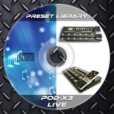 64.500 Patches Line6 POD X3 LIVE (FLOOR) Multi Effects Processor. Tone Library