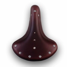 Classic cowskin bicycle saddle - classic,