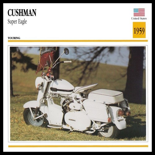 1959 cushman super eagle - eagle, motor
