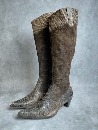 Vintage brown suede - vintage,