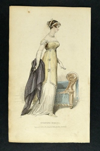 Regency fashion dress antique - dress,