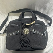 Kipling Black Crinkle Nylon