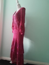 Ann Balon Italian Lace Mother of the Bride Dress Size Large