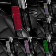 2PCS Rhinestone Car Seat Belt