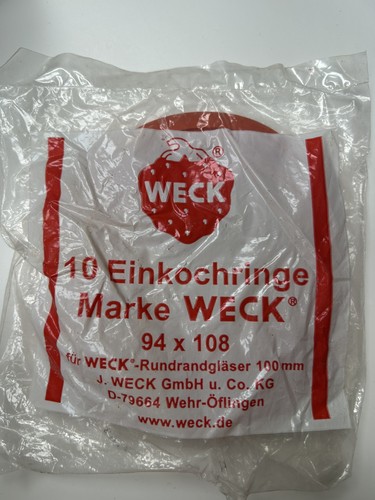 Weck jar 100mm rubber - x,