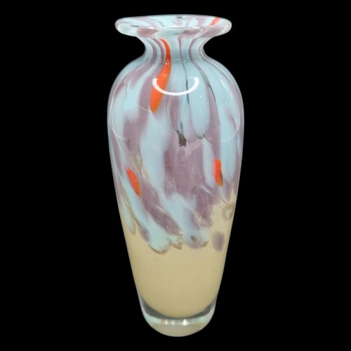 Vintage glass vase bud - glass,