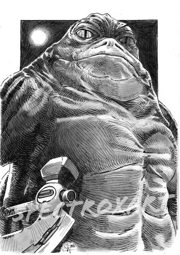 Original art rotta the hutt - original, "rotta