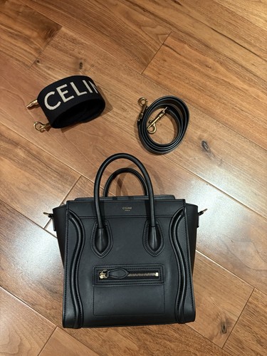 Celine nano luggage bag - bag, in