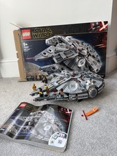 LEGO Star Wars 75257 Millennium Falcon - Box, Mini Figs & Instrucs 100% Complete