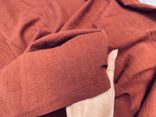 Plain stone washed linen - plain,