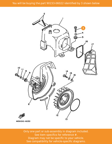 Yamaha screw hexagon - screw,,