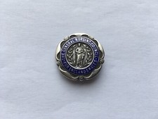 1930 ERA GENERAL NURSING COUNCIL FOR ENGLAND&WALES S.R.N.SILVER NURSES PIN BADGE