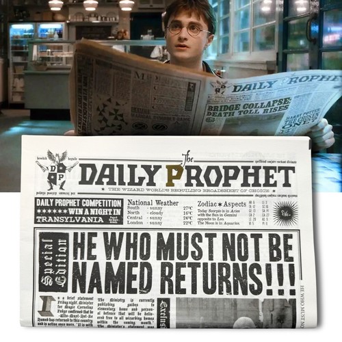 Daily prophet newspaper - prophet,