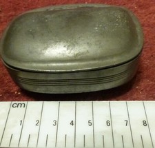 Vintage James Dixon and son pewter Snuff/Tobacco box 1815-1879