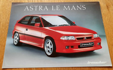 IRMSCHER ASTRA LE MANS car sales brochure. German text. 1993 Opel / Vauxhall