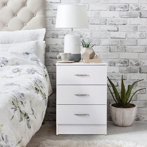 Modern white drawer - modern, 3-drawer