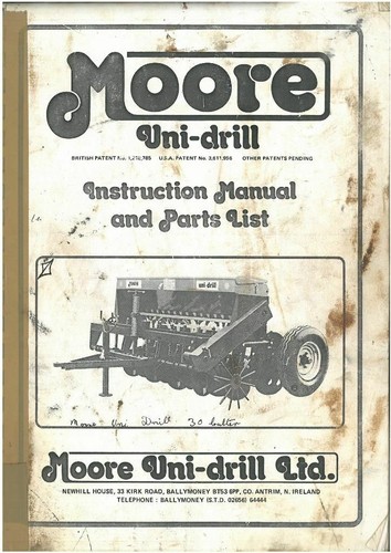 Moore uni drill seed - moore,