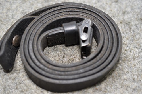 German leather rifle sling - german,