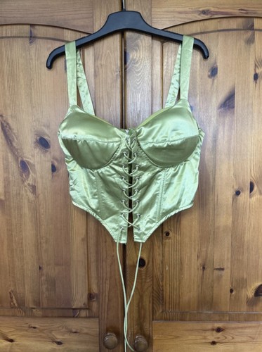 Satin corset - satin,