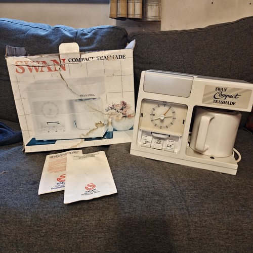 Vintage swan compact teasmade - compact,