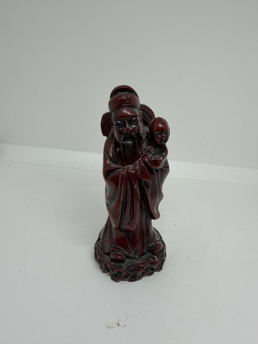 Chinese red resin san xing - red,