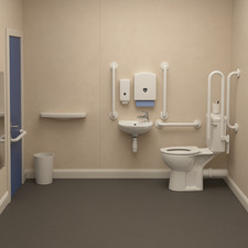 Disabled Bathroom Suite Lever