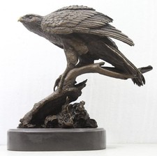 Bronze Sculpture of an Eagle