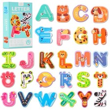 Magnetic Letters Large Size Fridge Magnets for Kids Alphabet ABC Magnets for