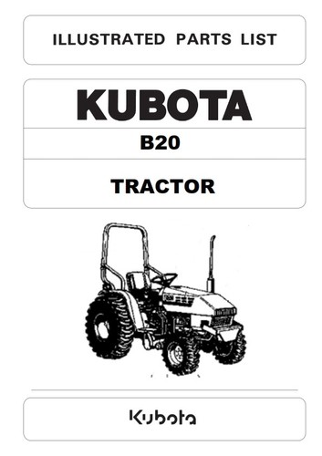 Kubota tractor b20 illustrated - tractor,