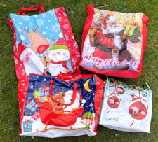 B9 - Bundle Of X/Large Reusable Christmas Shopping Bag For Life Bags (mixed) x 4