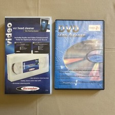 Discwasher digital VCR VHS Video Cassette Tape Dry Cleaning & DVD Lens Cleaner