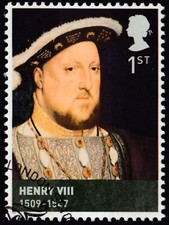 King Henry V111 illustrated on