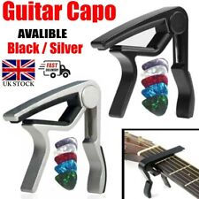 Guitar Capo For Acoustic And Electric Guitars Quick Change With 5 Picks For Free