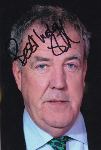 Jeremy clarkson hand signed - jeremy,
