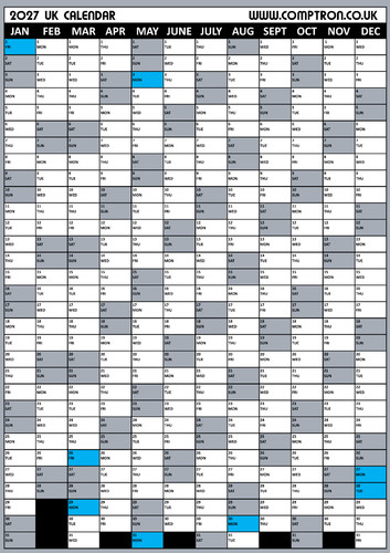 2027 year wall planner - year,