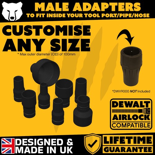 Tapered dust extraction male - tapered,